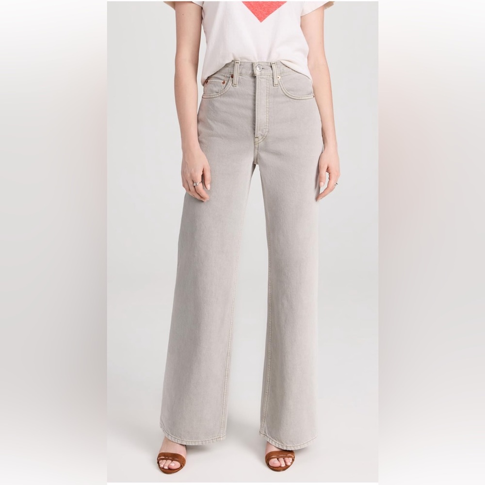 RE/DONE 70’s ultra high rise wide leg jeans